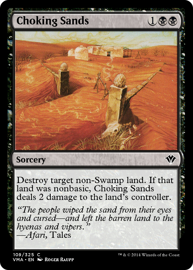 Choking Sands (VMA-109) [Vintage Masters] Foil