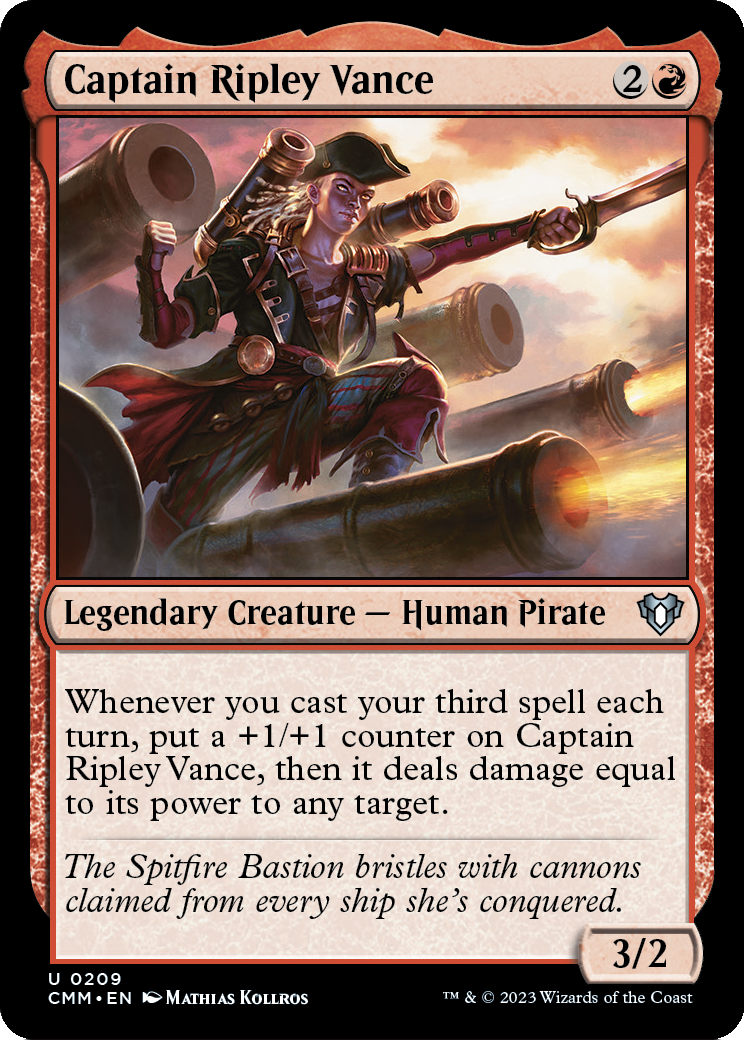Captain Ripley Vance (CMM-209) [Commander Masters] Foil
