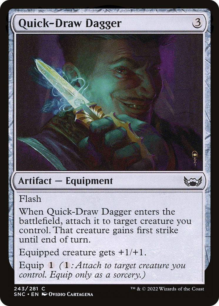 Quick-Draw Dagger (SNC-243) [Streets of New Capenna] Foil