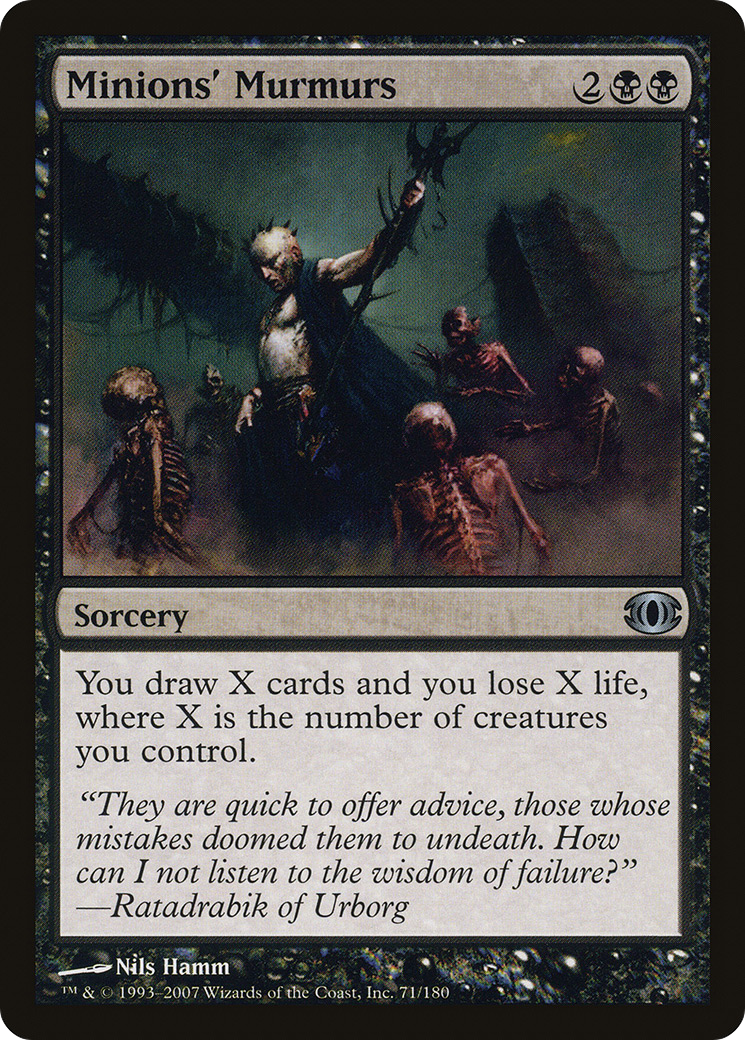 Minions' Murmurs (FUT-071) [Future Sight] Foil