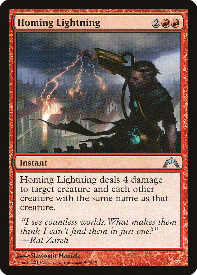 Homing Lightning (GTC-096) [Gatecrash] Foil