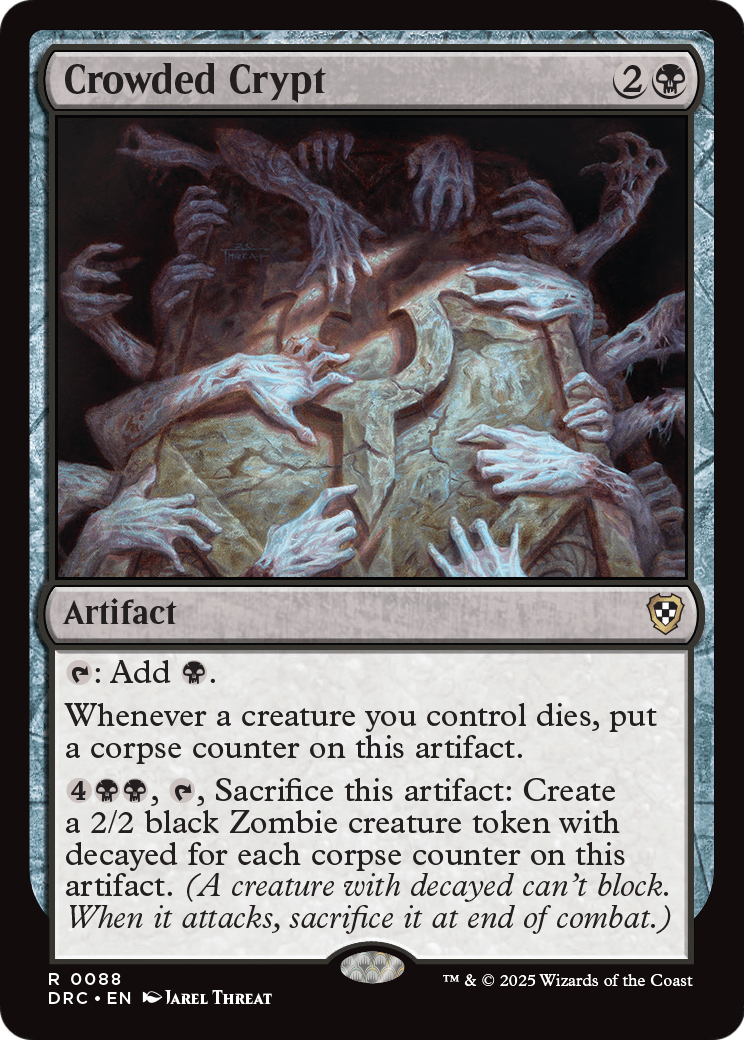 Crowded Crypt (DRC-088) [Commander: Aetherdrift]