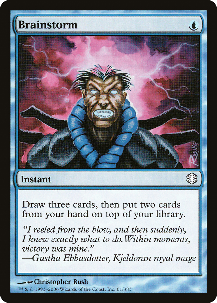Brainstorm (CTD-061) [Coldsnap Theme Decks]