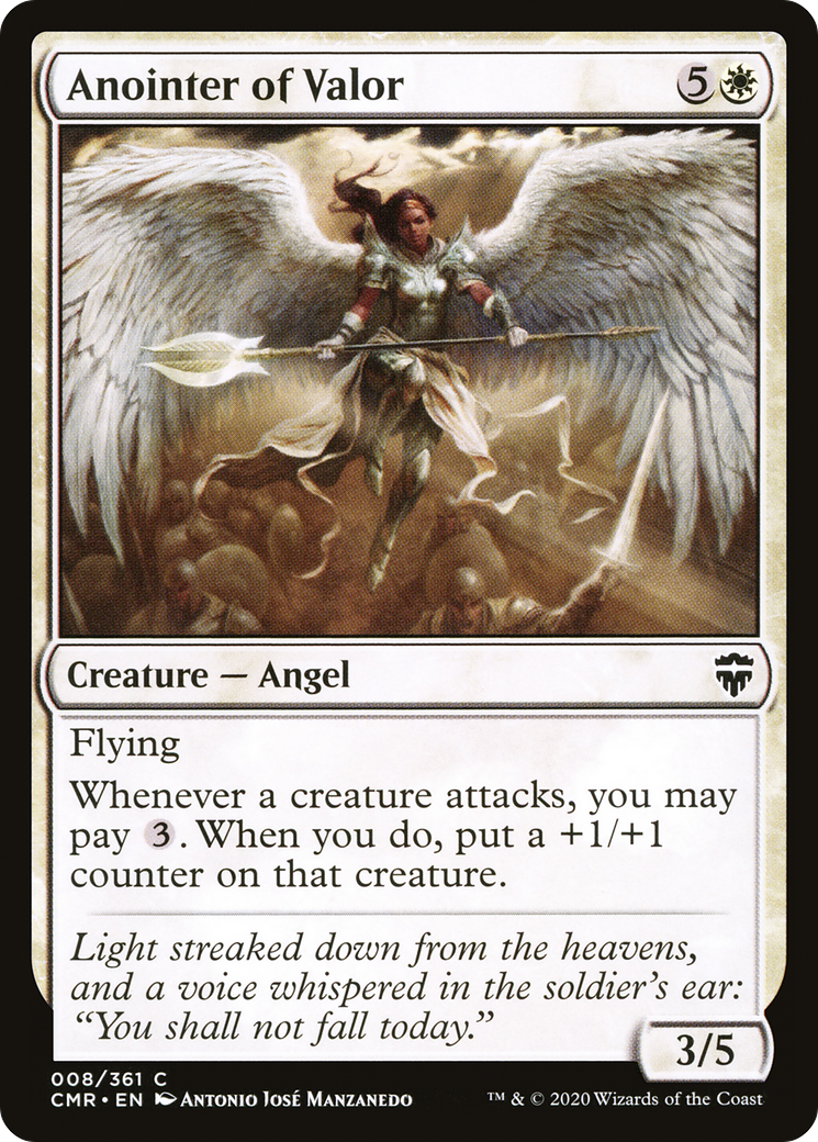 Anointer of Valor (CMR-008) [Commander Legends] Foil