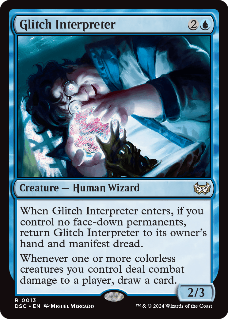 Glitch Interpreter (DSC-013) [Duskmourn: House of Horror Commander]
