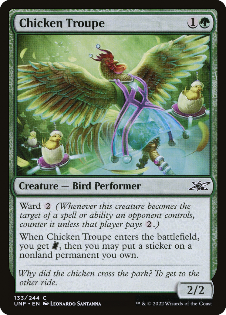 Chicken Troupe (UNF-133) [Unfinity] Foil