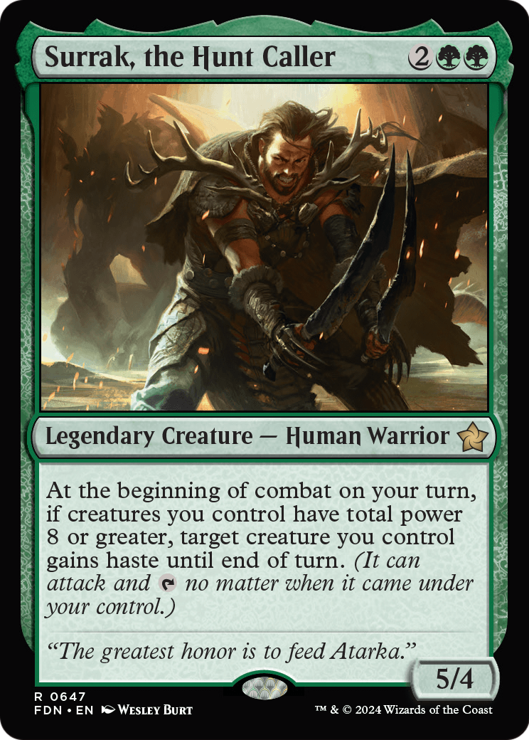 Surrak, the Hunt Caller (FDN-647) [Foundations]