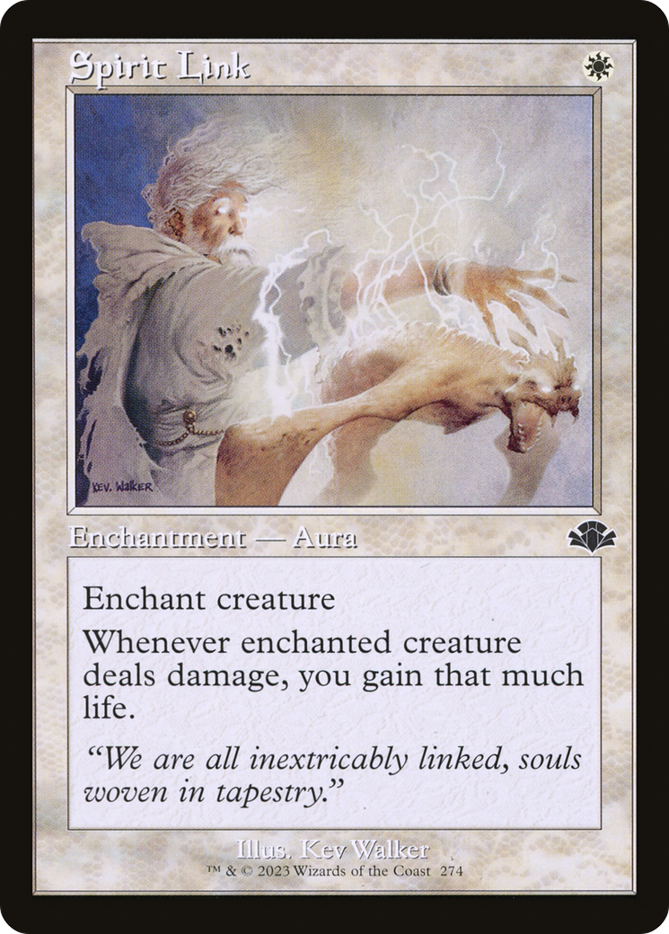 Spirit Link (Retro Frame) (DMR-274) [Dominaria Remastered] Foil