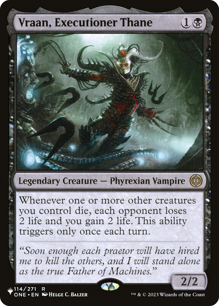 Vraan, Executioner Thane (LIST-ONE-114) [The List Reprints]