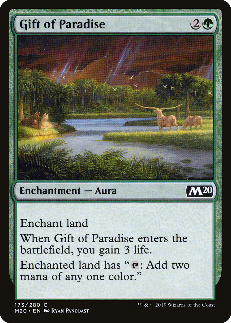 Gift of Paradise (M20-173) [Core Set 2020] Foil