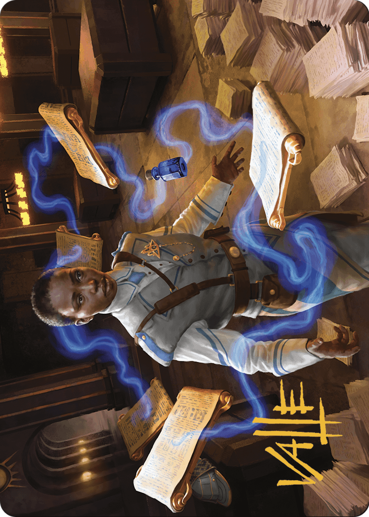 Case File Auditor // Case File Auditor (AMKM-003) (Borderless) [Murders at Karlov Manor Art Series] Foil
