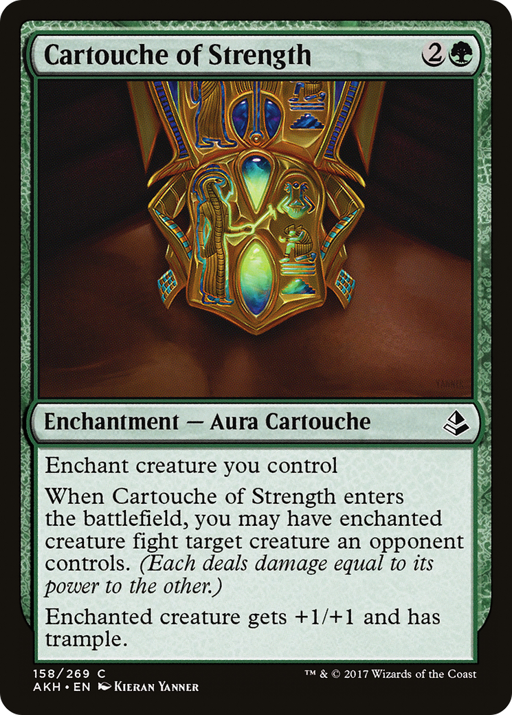 Cartouche of Strength (AKH-158) [Amonkhet]