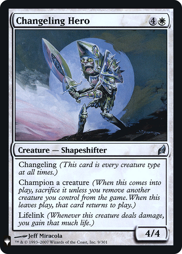 Changeling Hero (PLST-LRW-9) [The List]