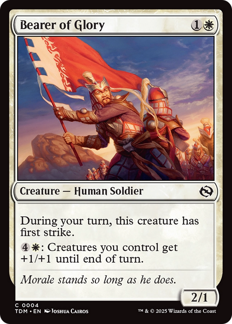Bearer of Glory (TDM-004) [Tarkir: Dragonstorm]