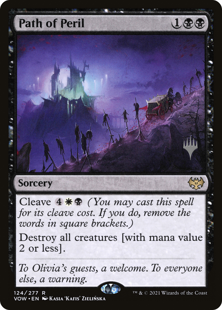 Path of Peril (PPDSK-124) [Promo Pack: Innistrad: Crimson Vow Promos] Foil