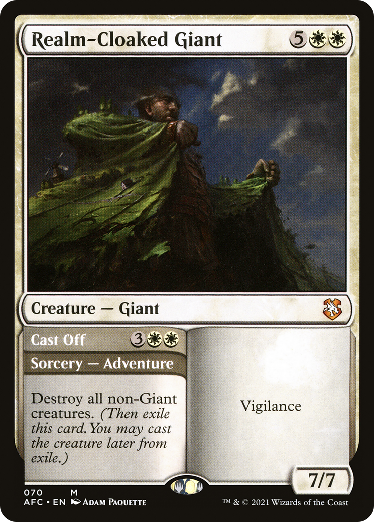 Realm-Cloaked Giant (AFC-070) [Forgotten Realms Commander]