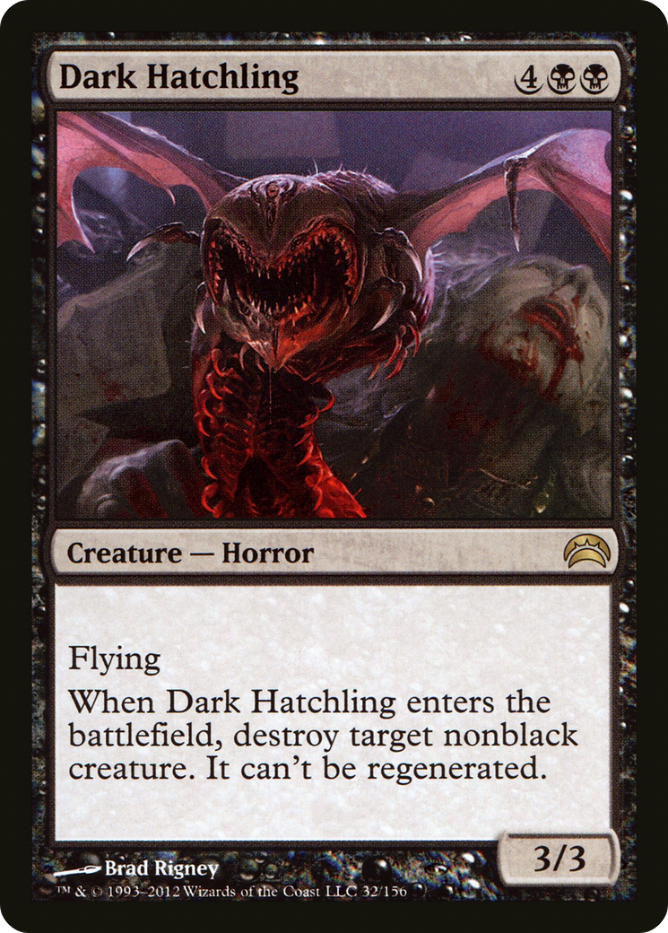 Dark Hatchling (PC2-032) [Planechase 2012] Foil