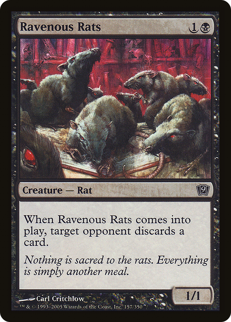 Ravenous Rats (9ED-157) [9th Edition]