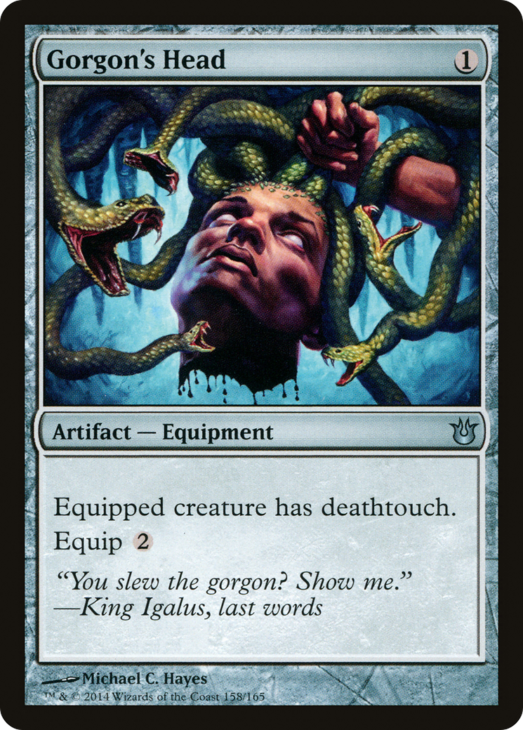 Gorgon's Head (BNG-158) [Born of the Gods]