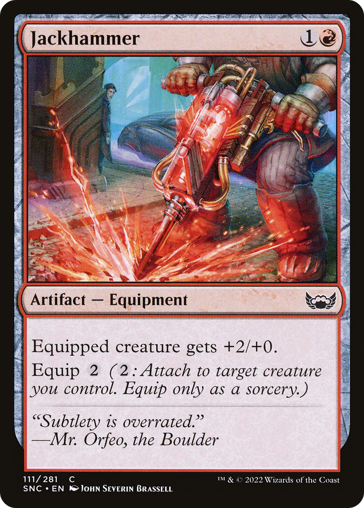 Jackhammer (SNC-111) [Streets of New Capenna]