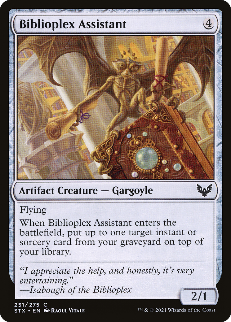 Biblioplex Assistant (STX-251) [Strixhaven: School of Mages]