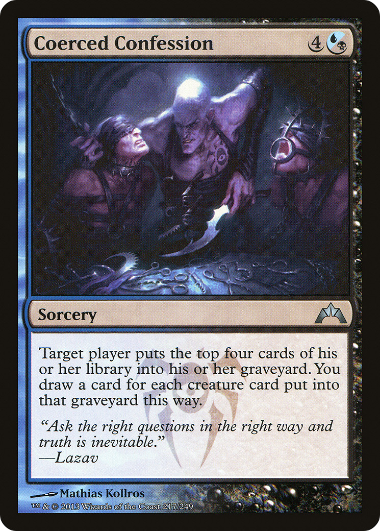 Coerced Confession (GTC-217) [Gatecrash] Foil