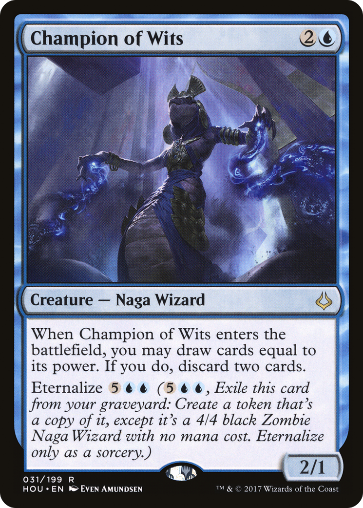 Champion of Wits (HOU-031) [Hour of Devastation] Foil