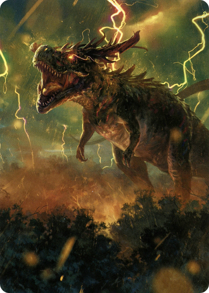 Thrasta, Tempest's Roar // Thrasta, Tempest's Roar (AMH2-042) (Borderless) [Modern Horizons 2 Art Series]