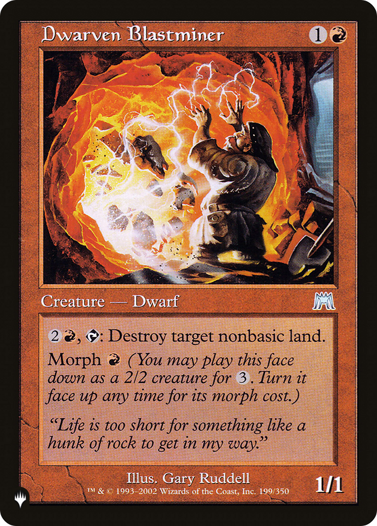 Dwarven Blastminer (LIST-ONS-199) [The List]