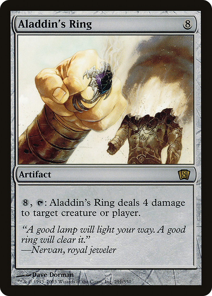 Aladdin's Ring (8ED-291) [8th Edition] Foil