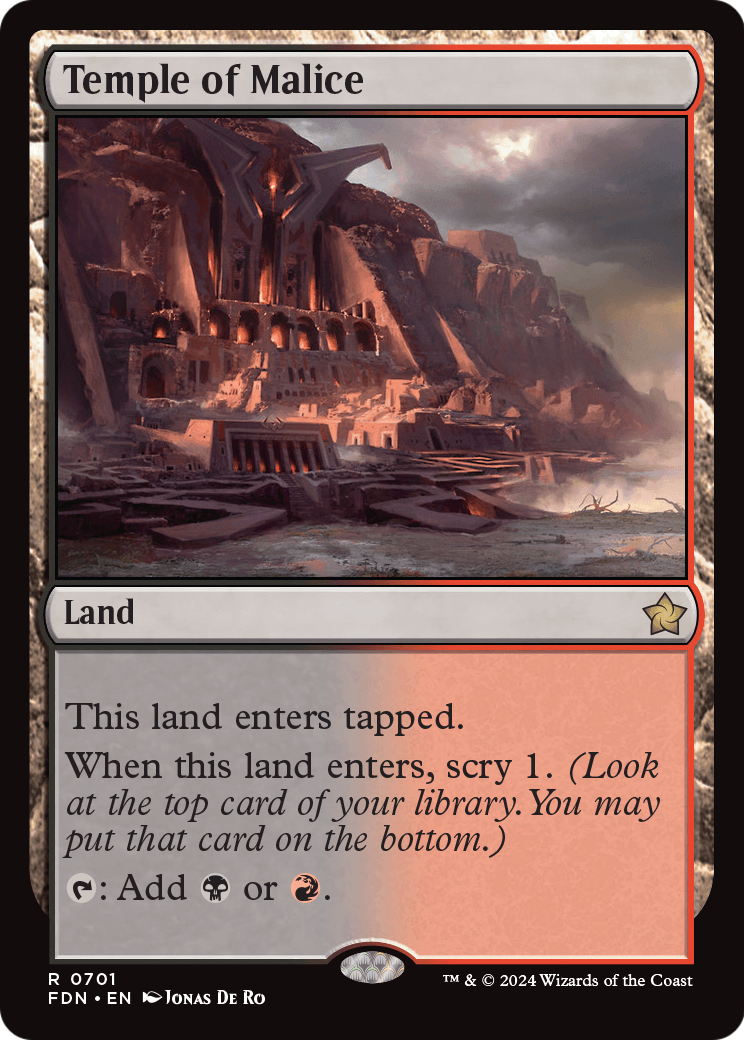 Temple of Malice (FDN-701) [Foundations]