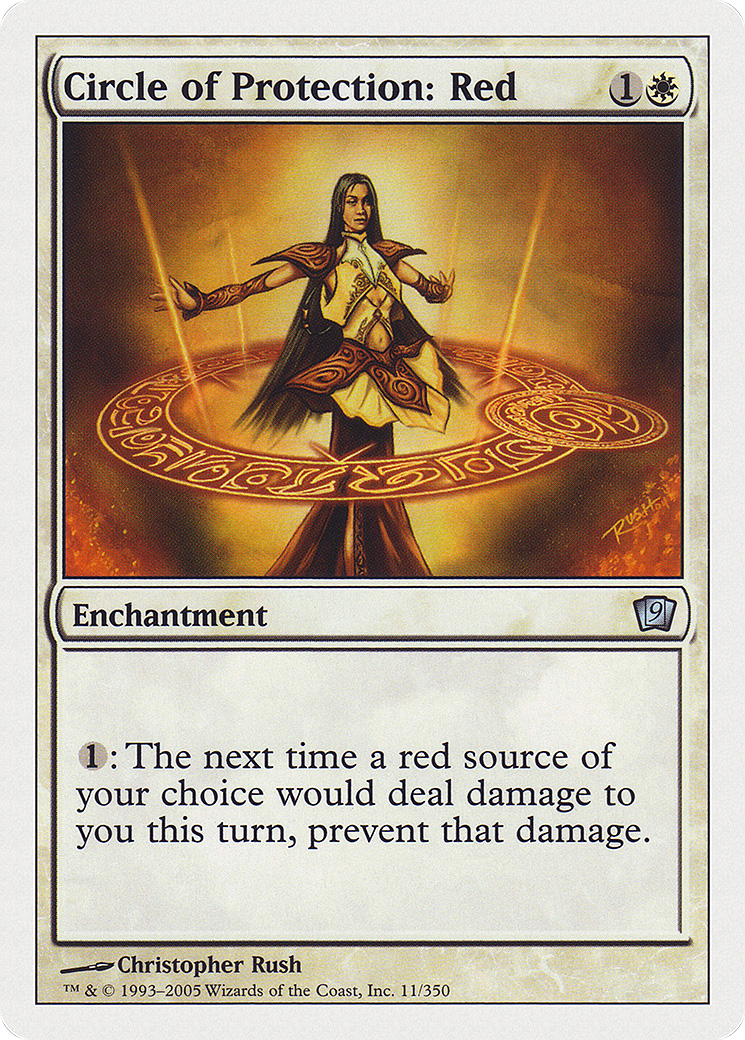 Circle of Protection: Red (9ED-011) [9th Edition]