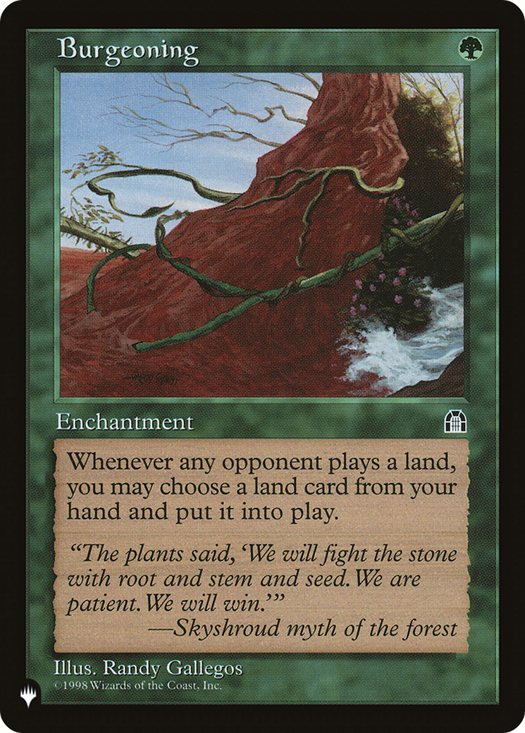 Burgeoning (LIST-STH-102) [The List]