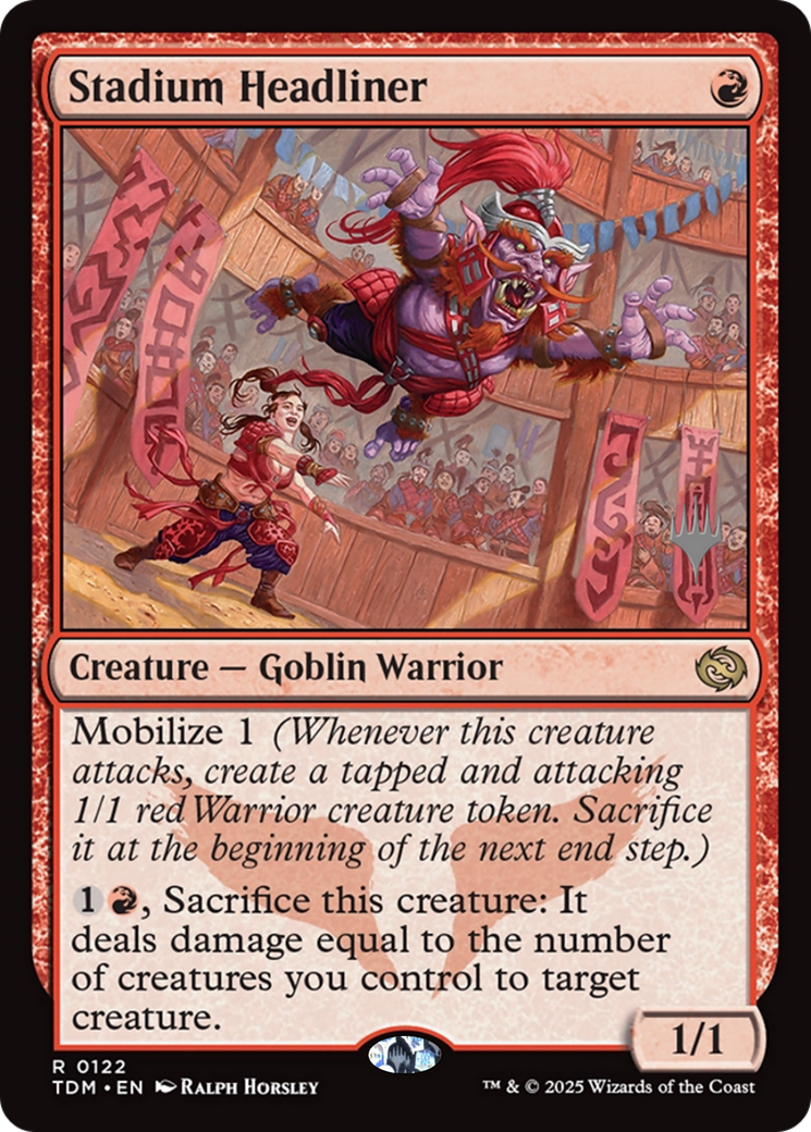 Stadium Headliner (PPTDM-122) [Promo Pack: Tarkir: Dragonstorm]