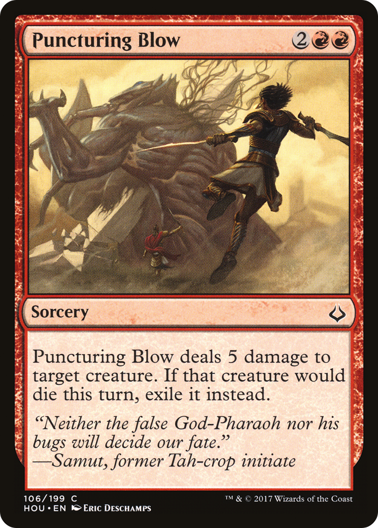 Puncturing Blow (HOU-106) [Hour of Devastation]
