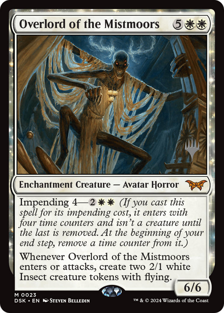 Overlord of the Mistmoors (PPDSK-023) [Promo Pack: Duskmourn: House of Horror Promos]