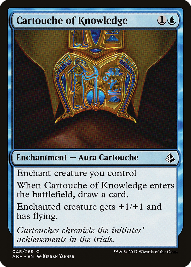Cartouche of Knowledge (AKH-045) [Amonkhet]