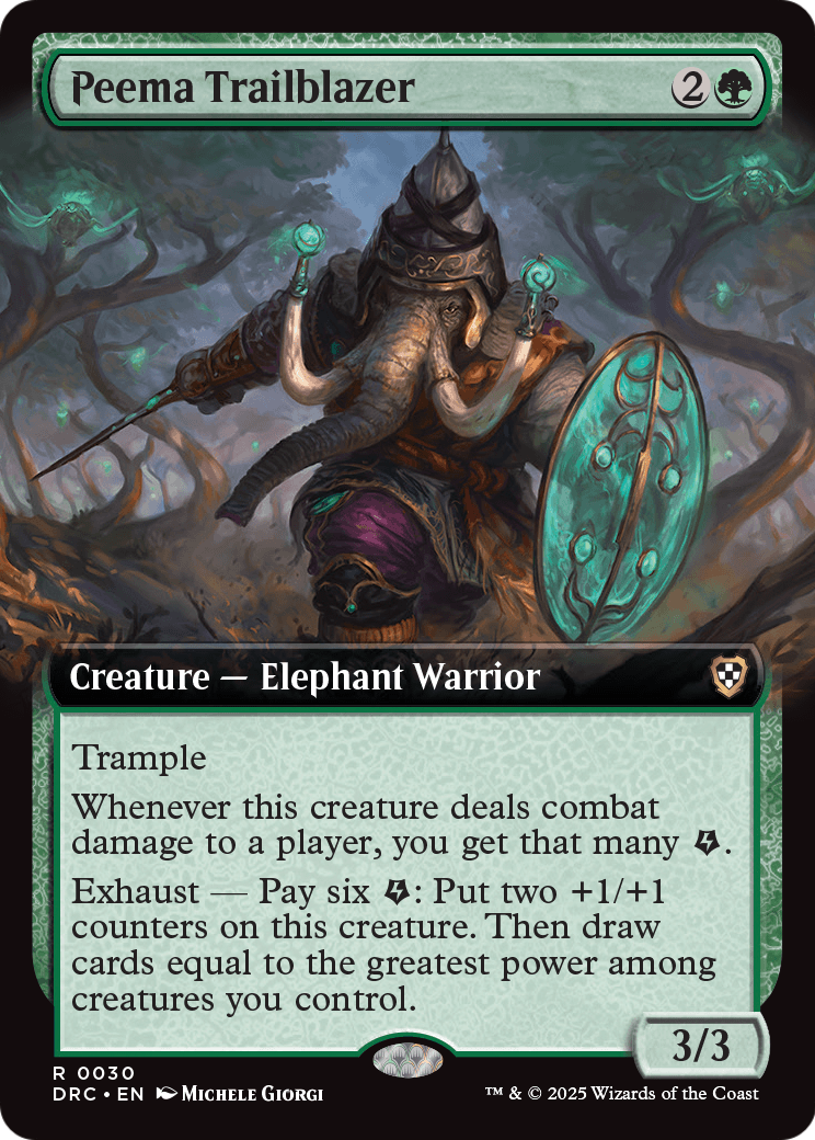 Peema Trailblazer (Extended Art) (DRC-030) [Commander: Aetherdrift]