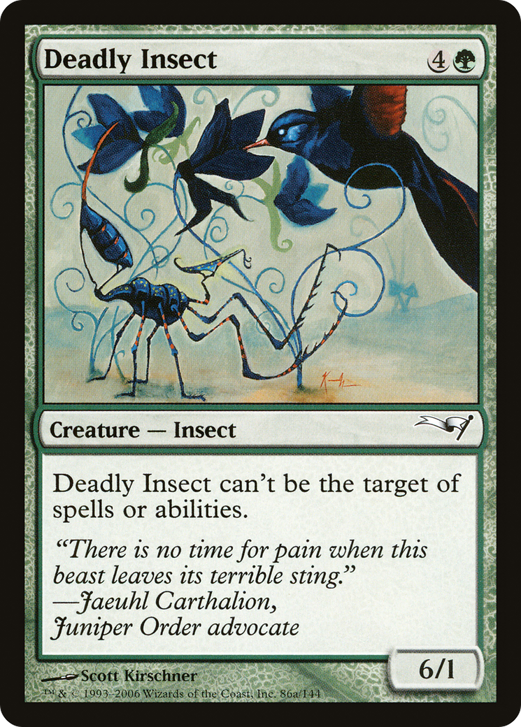 Deadly Insect (CTD-065) [Coldsnap Theme Decks]