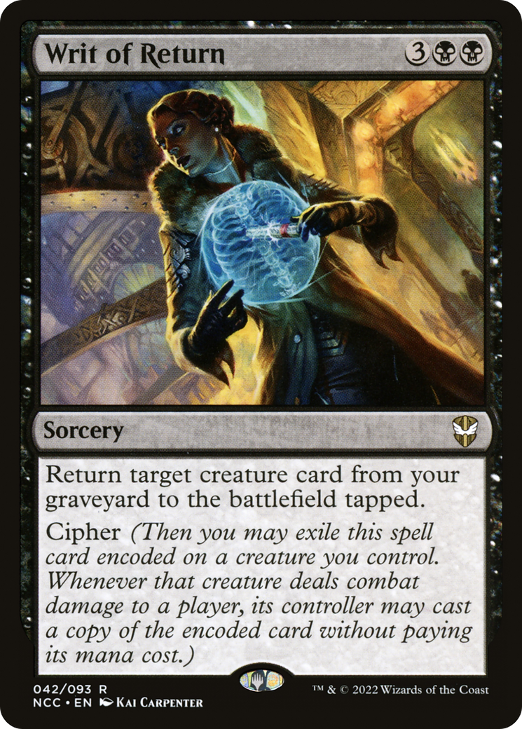 Writ of Return (NCC-042) [New Capenna Commander]