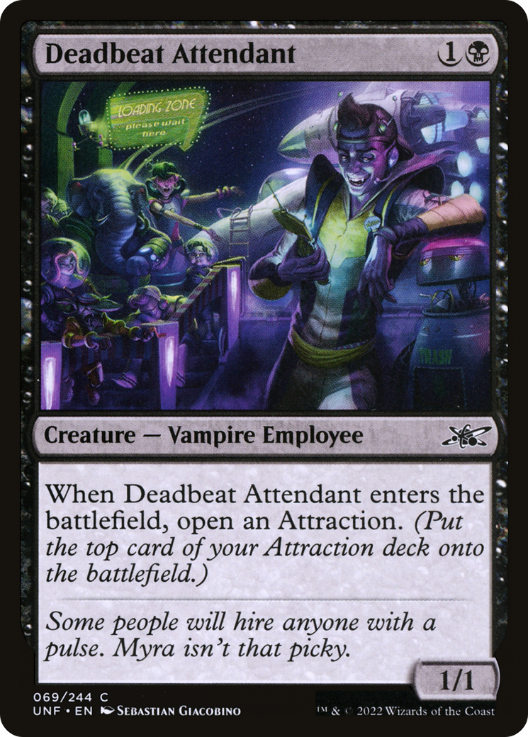 Deadbeat Attendant (UNF-069) [Unfinity]