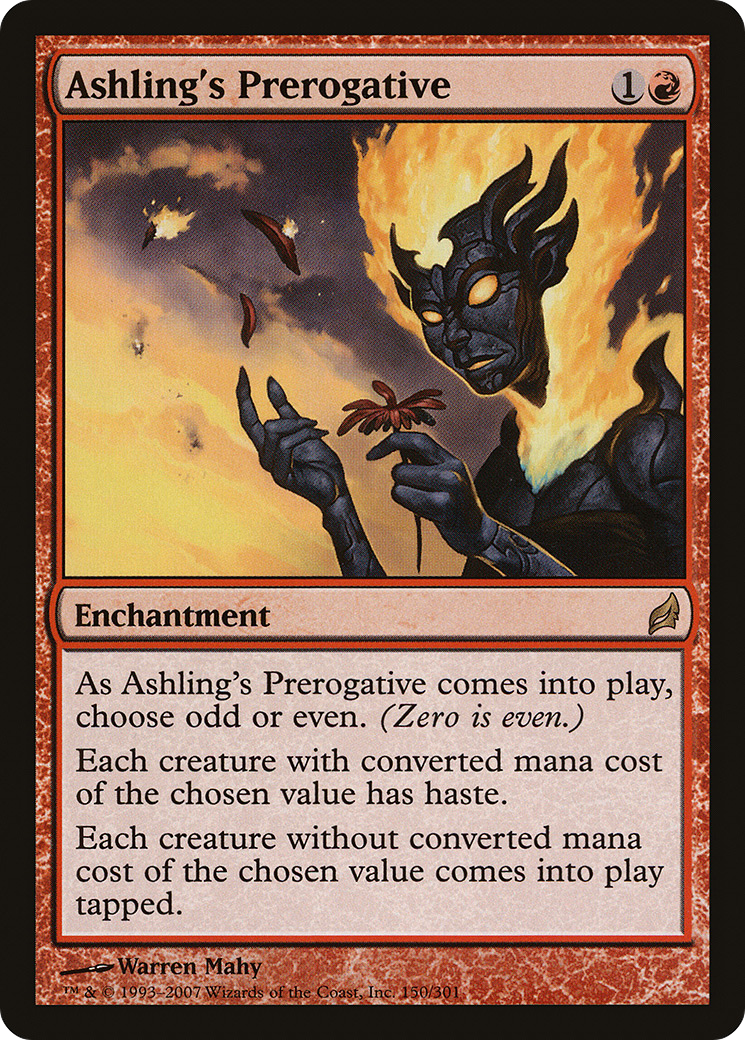 Ashling's Prerogative (LRW-150) [Lorwyn] Foil