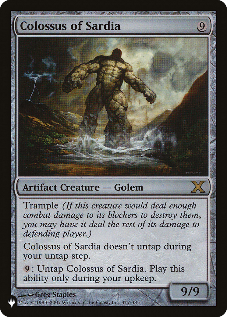 Colossus of Sardia (LIST-10E-317) [The List]