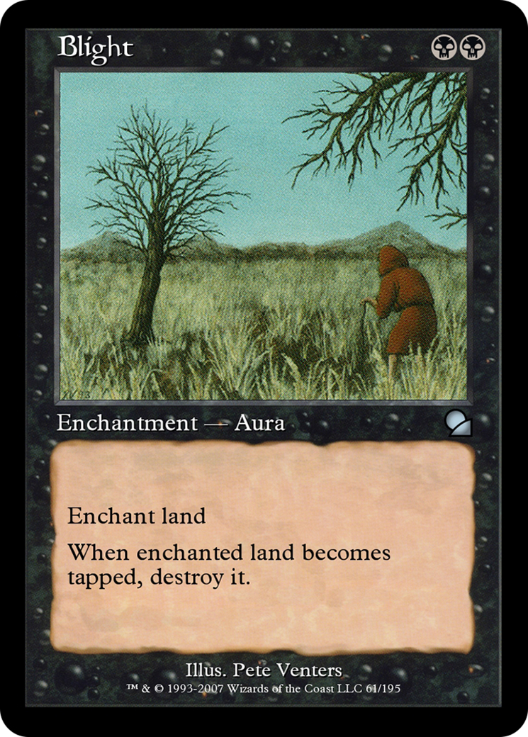 Blight (ME1-061) [Masters Edition] Foil
