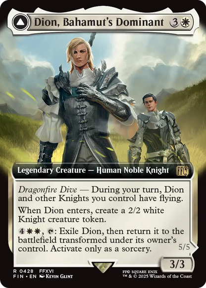 Dion, Bahamut's Dominant (Extended Art) (FIN-428) [FINAL FANTASY] Foil