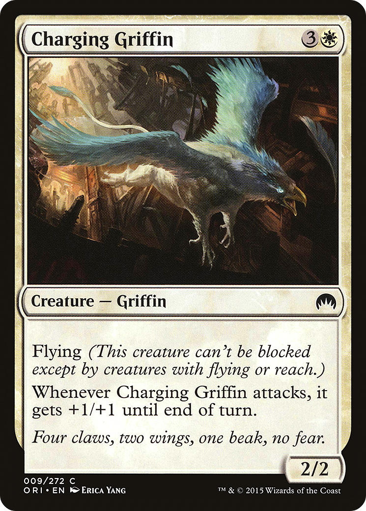 Charging Griffin (ORI-009) [Magic Origins] Foil
