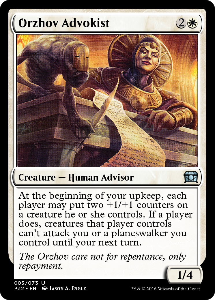 Orzhov Advokist (PZ2-003) [Treasure Chest]