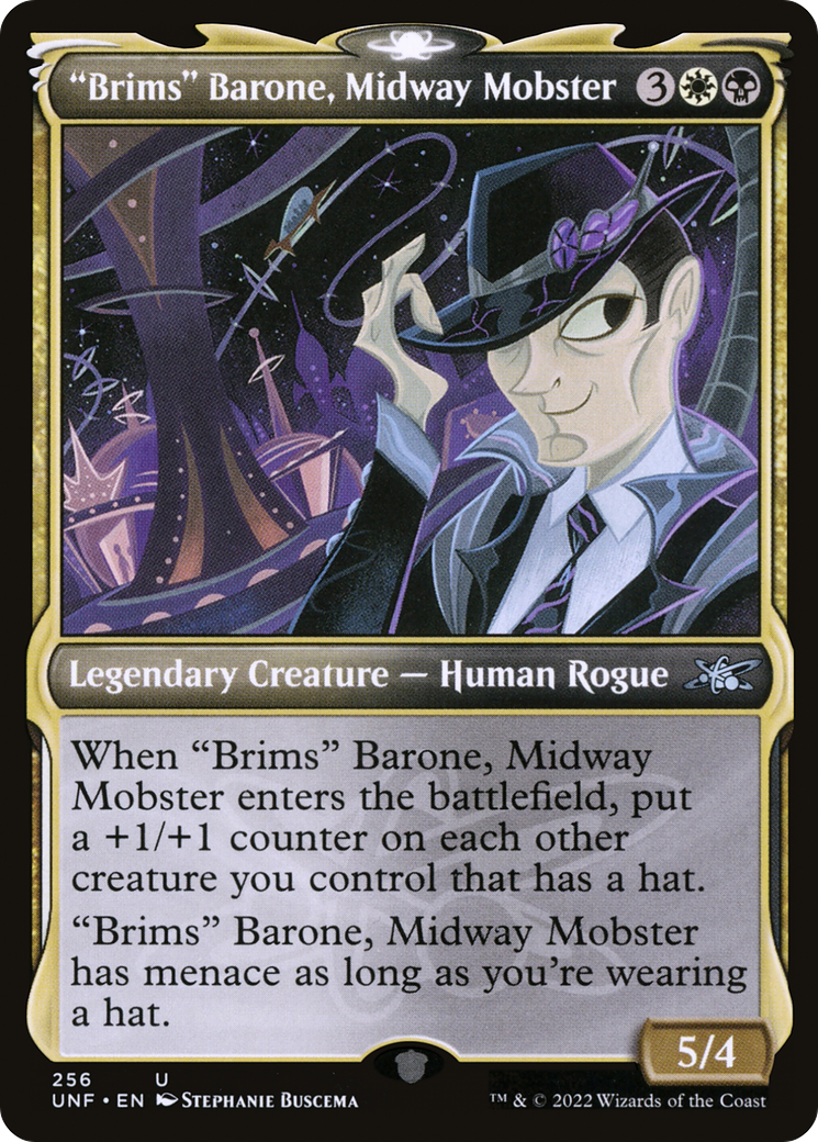 "Brims" Barone, Midway Mobster (Showcase) (UNF-256) [Unfinity]