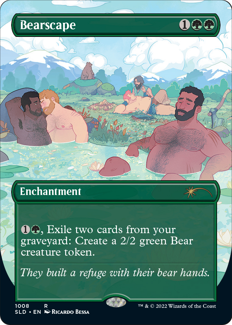 Bearscape (SLD-1008) (Borderless) [Secret Lair Drop] Foil