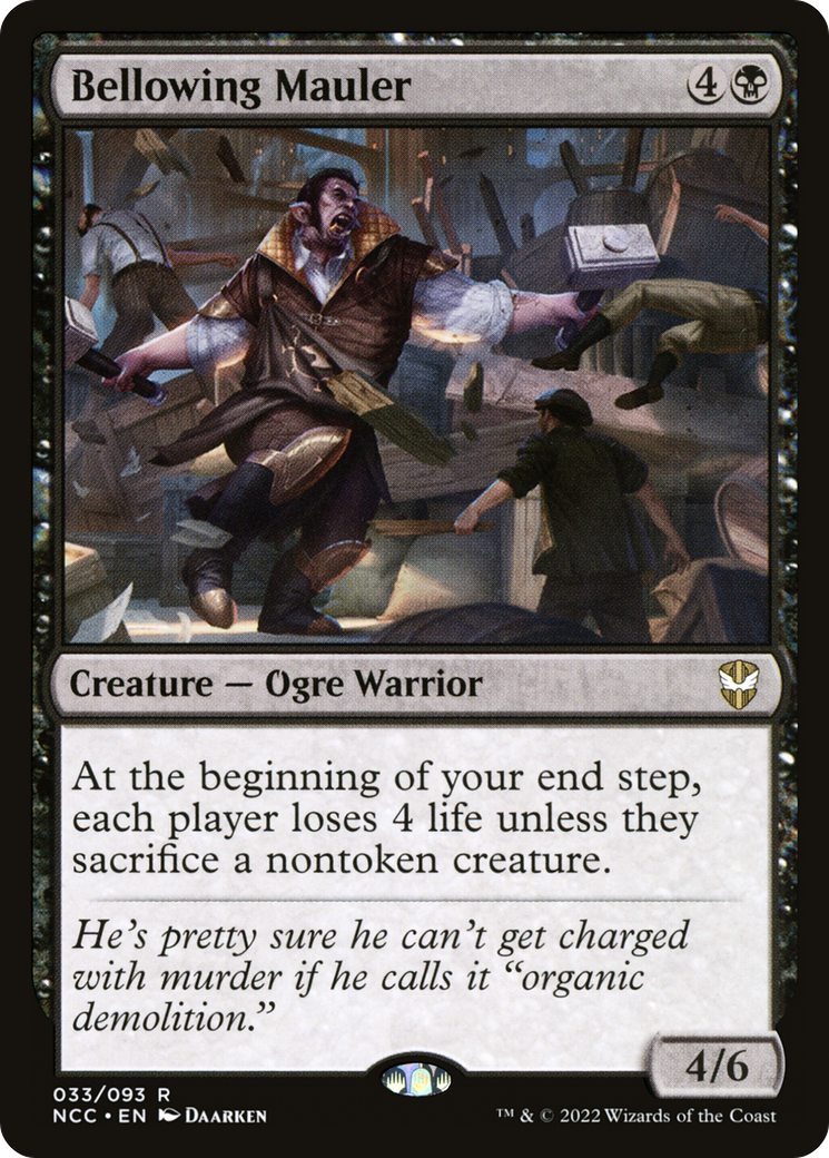 Bellowing Mauler (NCC-033) [New Capenna Commander]